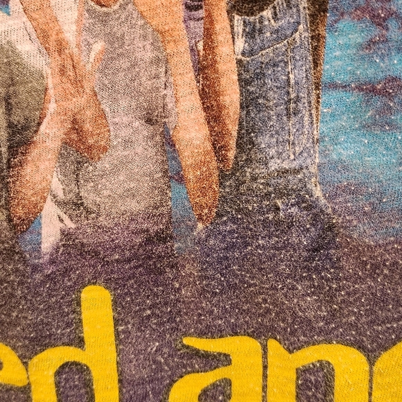 DAZED AND CONFUSED Movie Women Size XXL White Tank Top Grunge 90s Thrashed - Picture 4 of 4